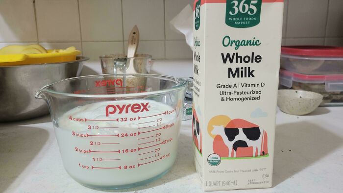 My “Quart” of Milk Only Holds 3 Cups