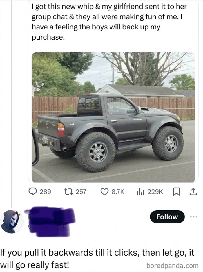 He Wanted Someone To Backup His Purchase. Guess Not.