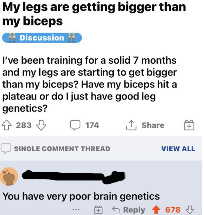 This Person Who Did Not Have The Patience For This Gym Bro