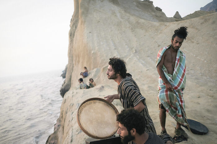 Sunset Jam Session With The Daf On Hormuz Island