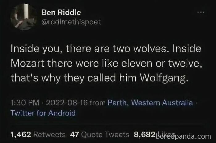 Livin’ In A Wolfgangsta’s Paradise