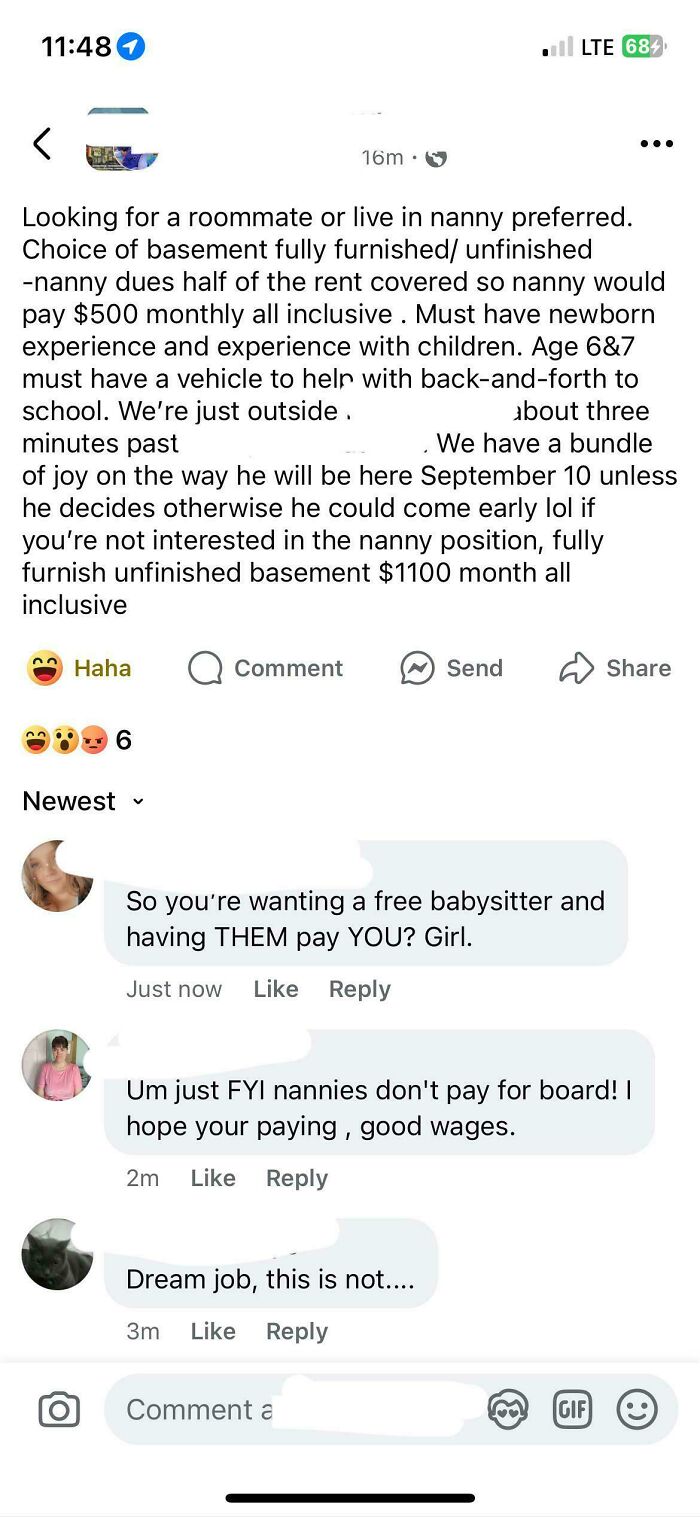 Free Nanny? Sure! But You Have To Pay Me To Get The Honor