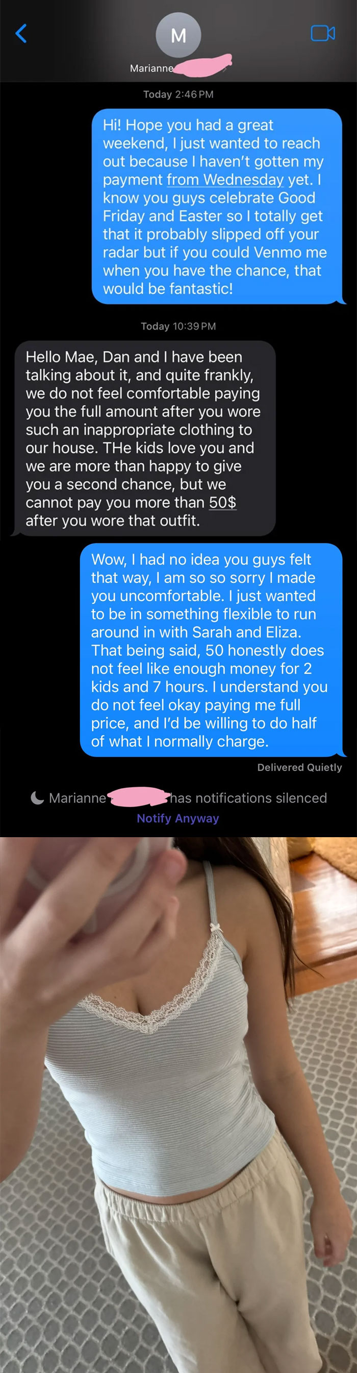 Got Paid Less Because Of My Outfit?! Babysitting Drama Alert