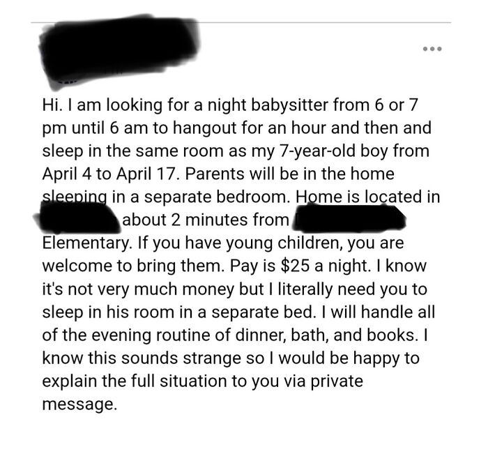 Local Babysitting Gig For Around $2 An Hour? Pass!