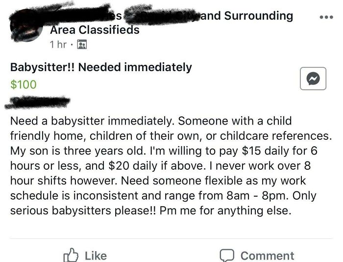 $2.50 An Hour For Babysitting? Hard Pass