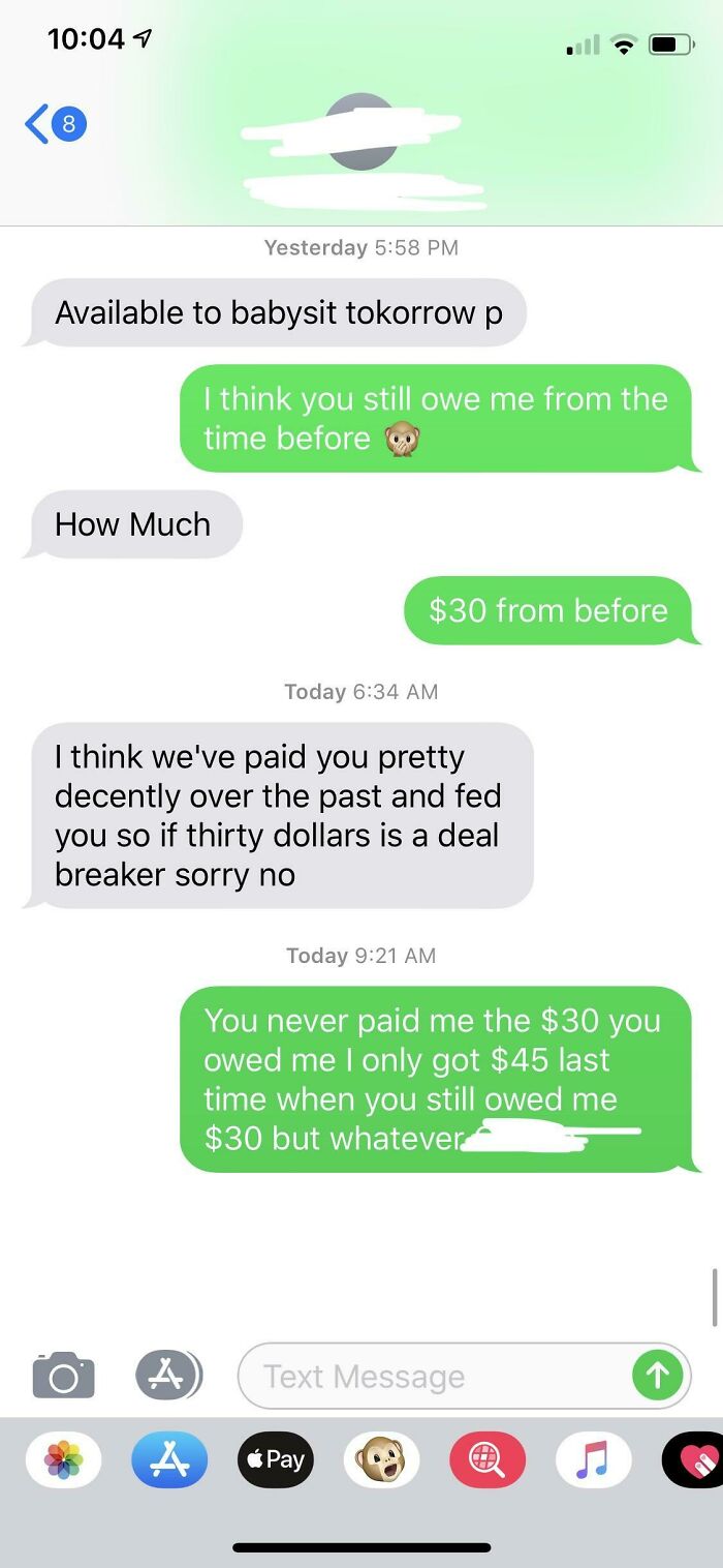 Paying You To Babysit? Deal Breaker!