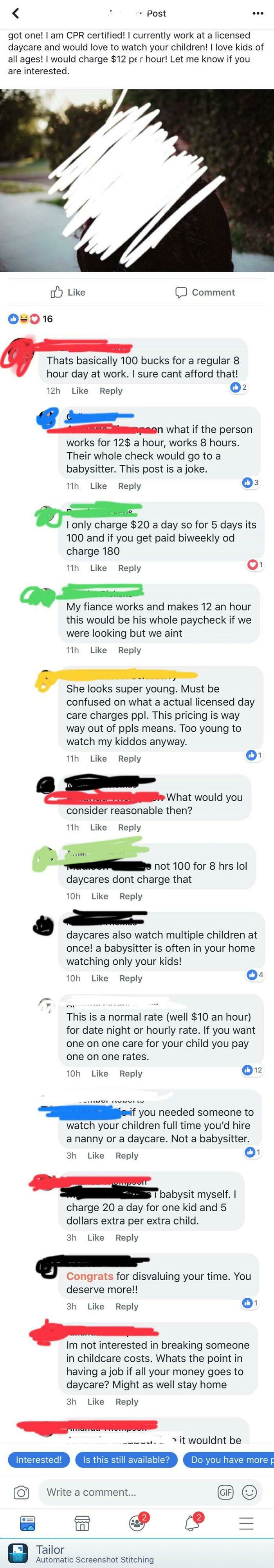 Babysitter Beggars Who Think They Deserve Free Work