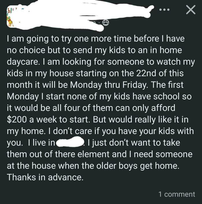 Babysit My 4 Kids, 5 Days A Week, For Just $5 An Hour! Dream Job!