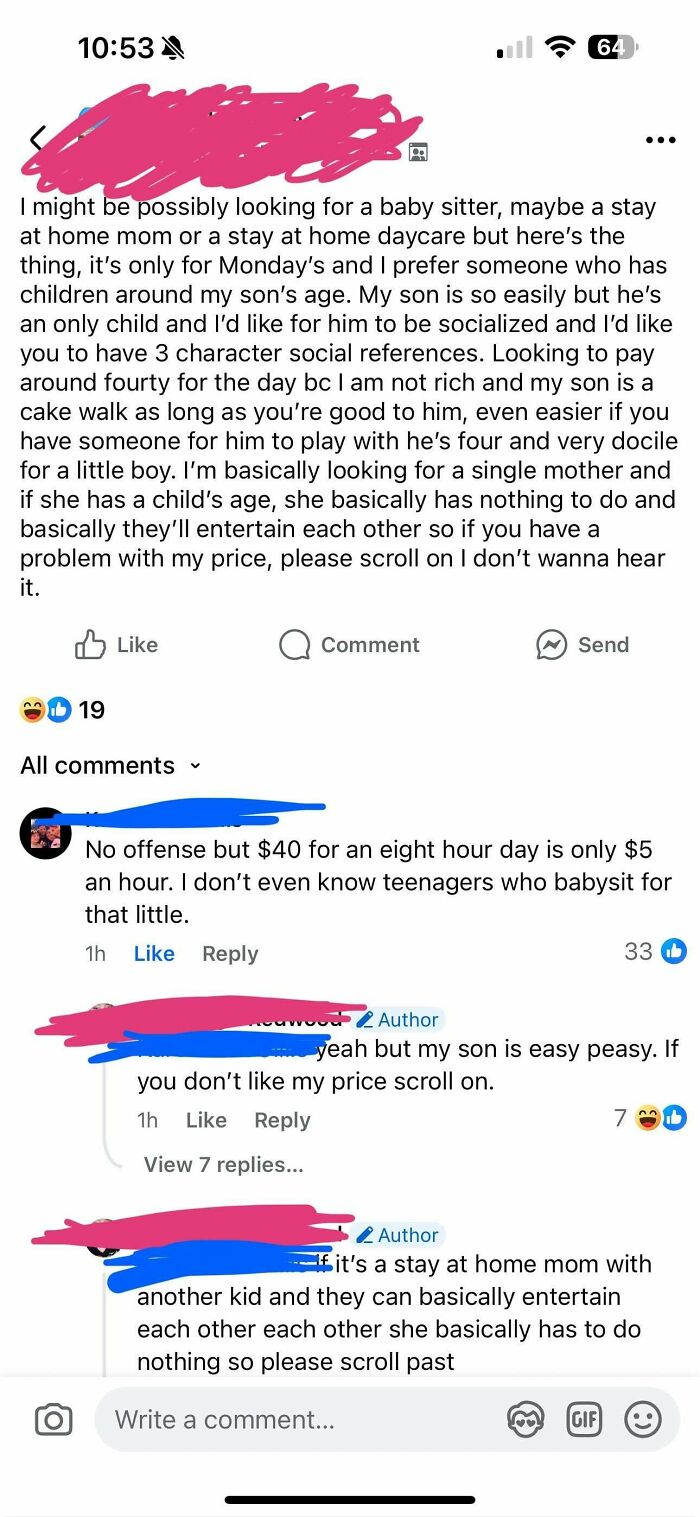 Watch My Son For $5 An Hour, Your Dream Job Awaits