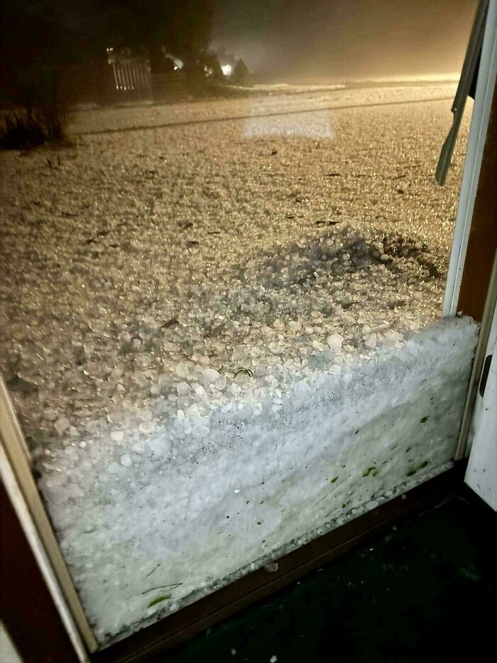Nope, That’s Not Snow. It’s Colorado’s Hail Mass