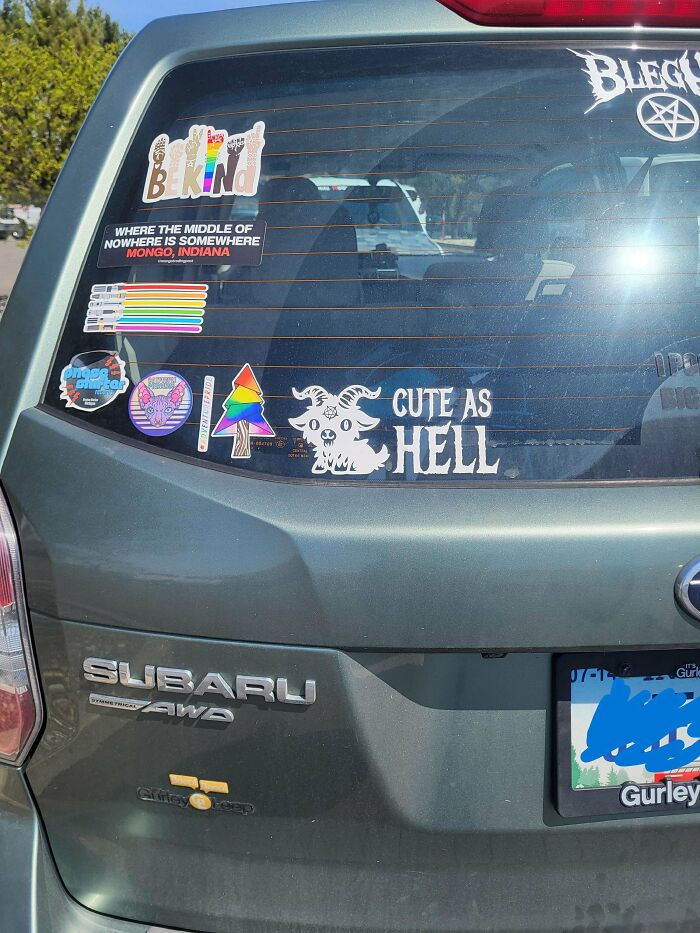 Wait, They Actually Put That On Their Car?! 35 Bumper Stickers That Make You Go Huh?