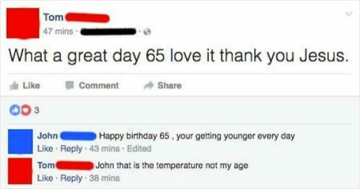 65 Is THE Celebration Day!