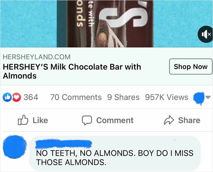 Boy, Do I Miss Those Almonds