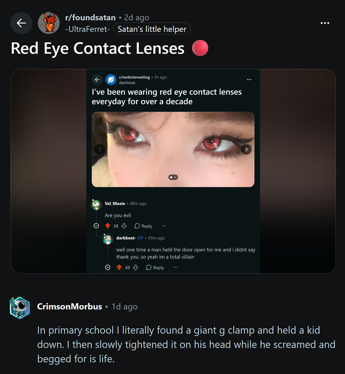 Found Another Satan? Uh, Okay!