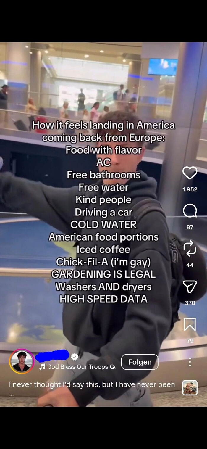 Back In The US, But Why Mention It?