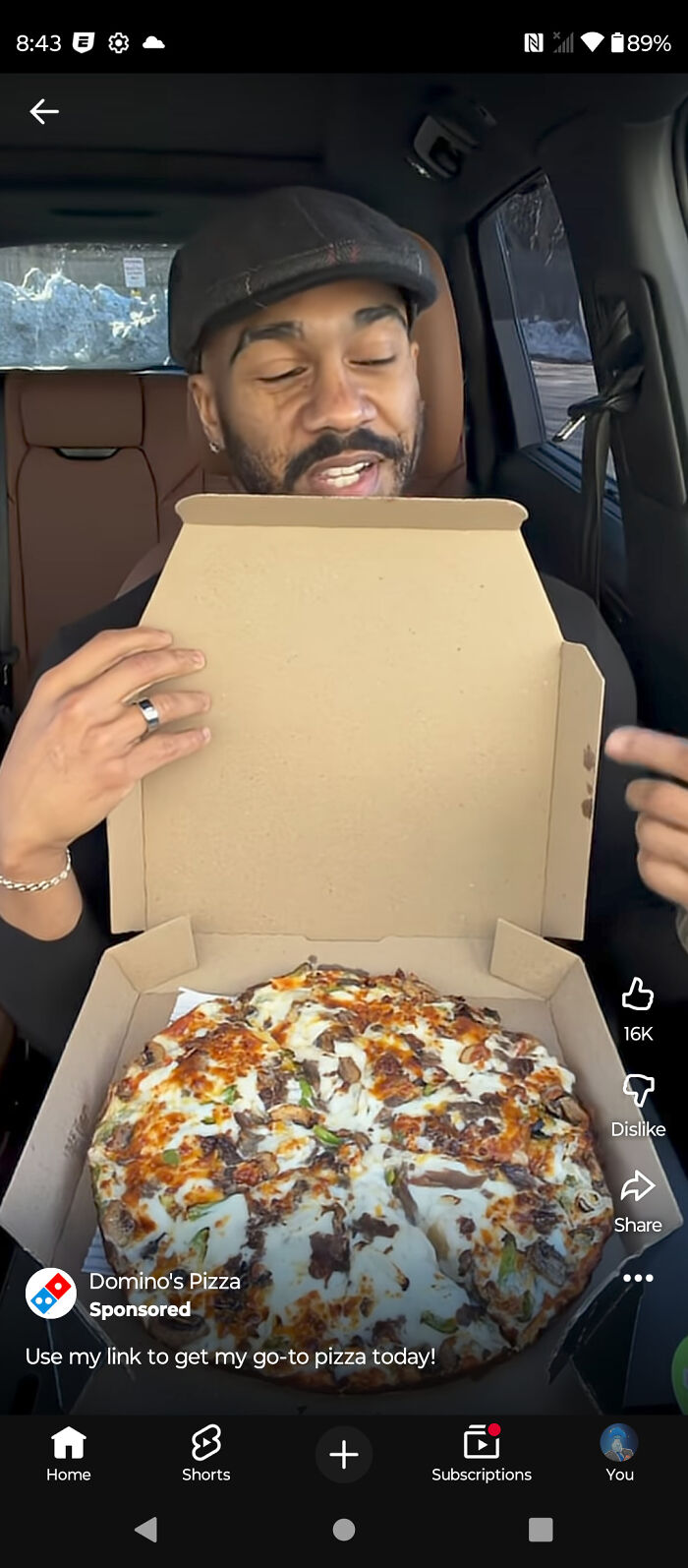No Thanks to Influencers Eating in Their Cars
