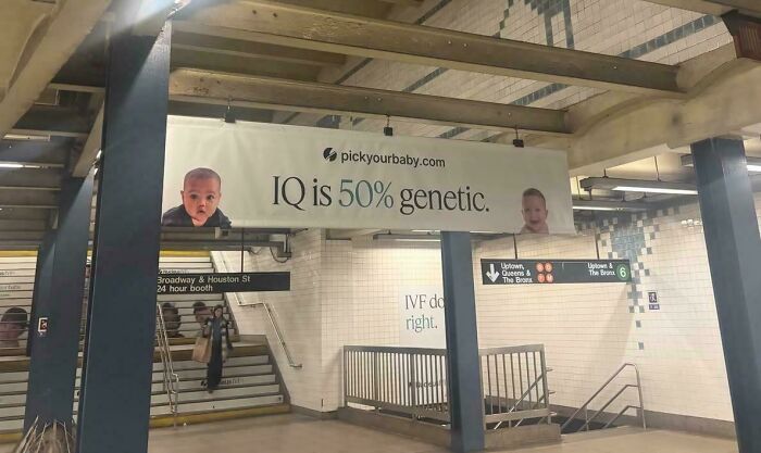 Eugenics Ad on NYC Subway? Seriously?