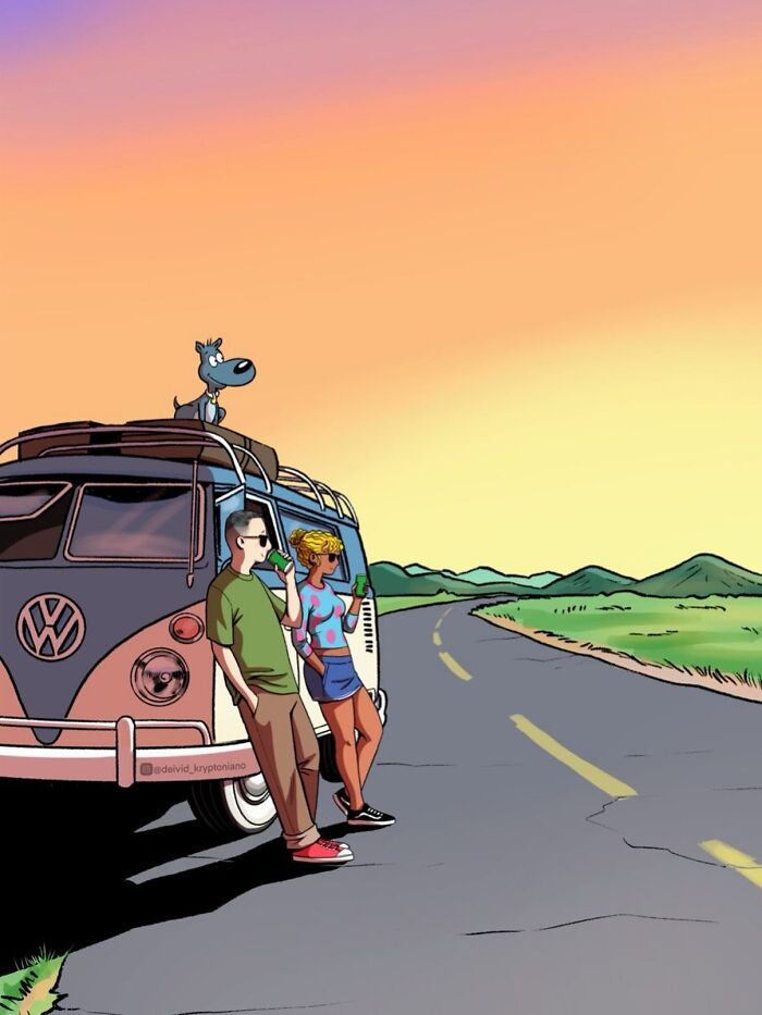 What If Doug Funnie Grew Up? This Artist Drew His Adult Life and It’s Surprisingly Chill