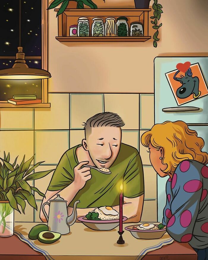 What If Doug Funnie Grew Up? This Artist Drew His Adult Life and It’s Surprisingly Chill