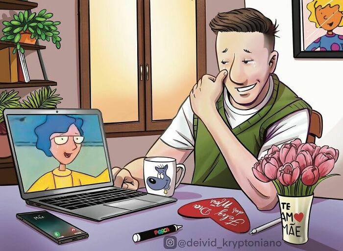 What If Doug Funnie Grew Up? This Artist Drew His Adult Life and It’s Surprisingly Chill