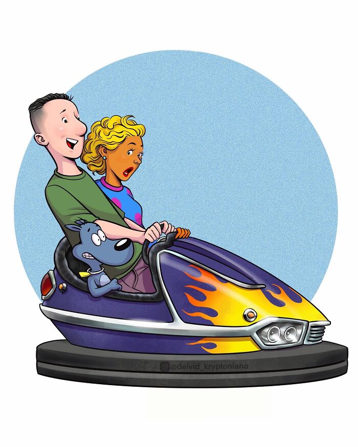 What If Doug Funnie Grew Up? This Artist Drew His Adult Life and It’s Surprisingly Chill