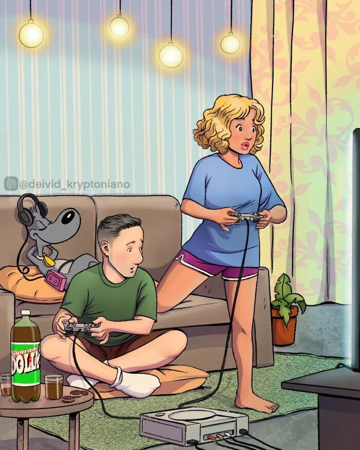 What If Doug Funnie Grew Up? This Artist Drew His Adult Life and It’s Surprisingly Chill