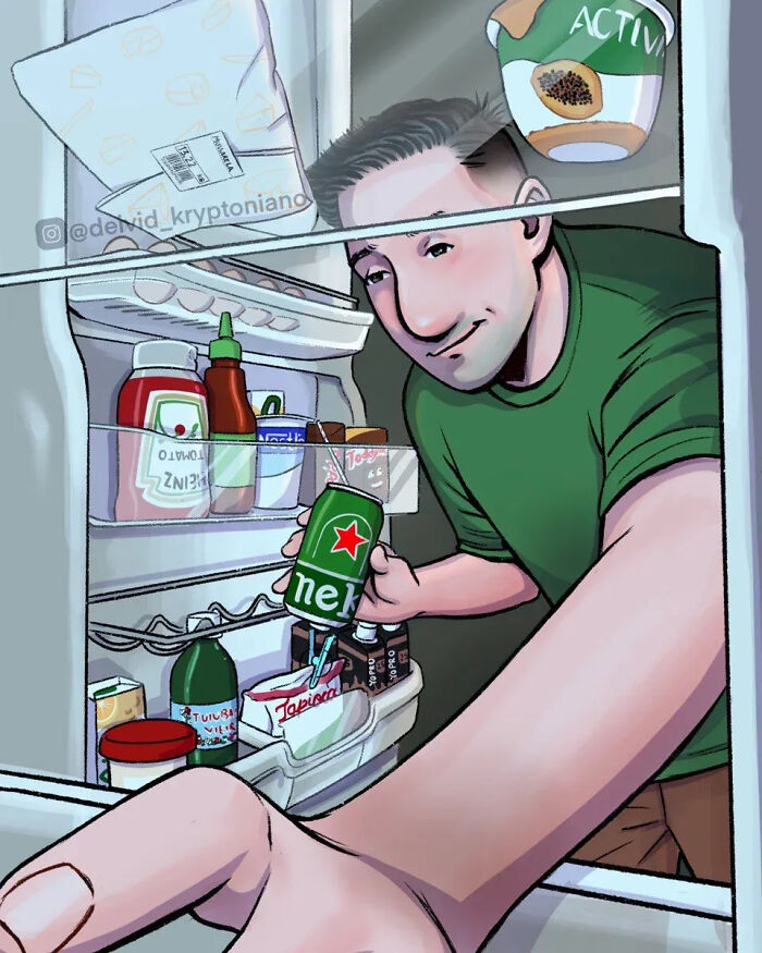 What If Doug Funnie Grew Up? This Artist Drew His Adult Life and It’s Surprisingly Chill