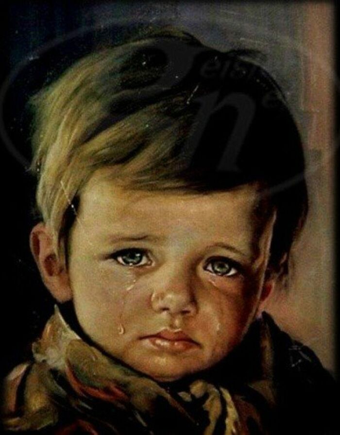 The Crying Boy Painting That Laughs In The Face Of Fire (Literally)