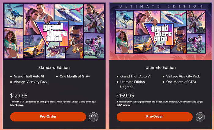 GTA VI Prices In Australia Are Basically Rockets ($130 Standard Edition)