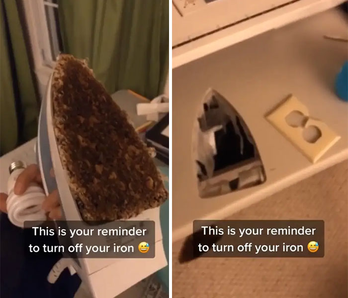 Always Remember To Turn Off Your Iron... Or Face The Wrath