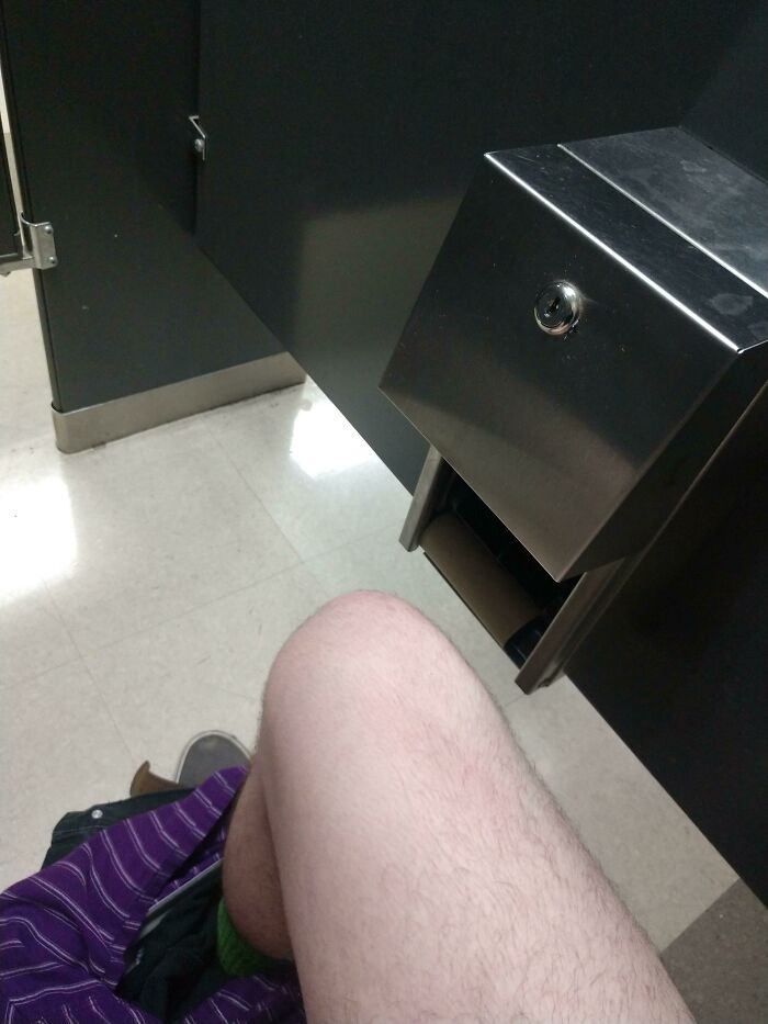 Sat Down Without Checking First... Instant Regret