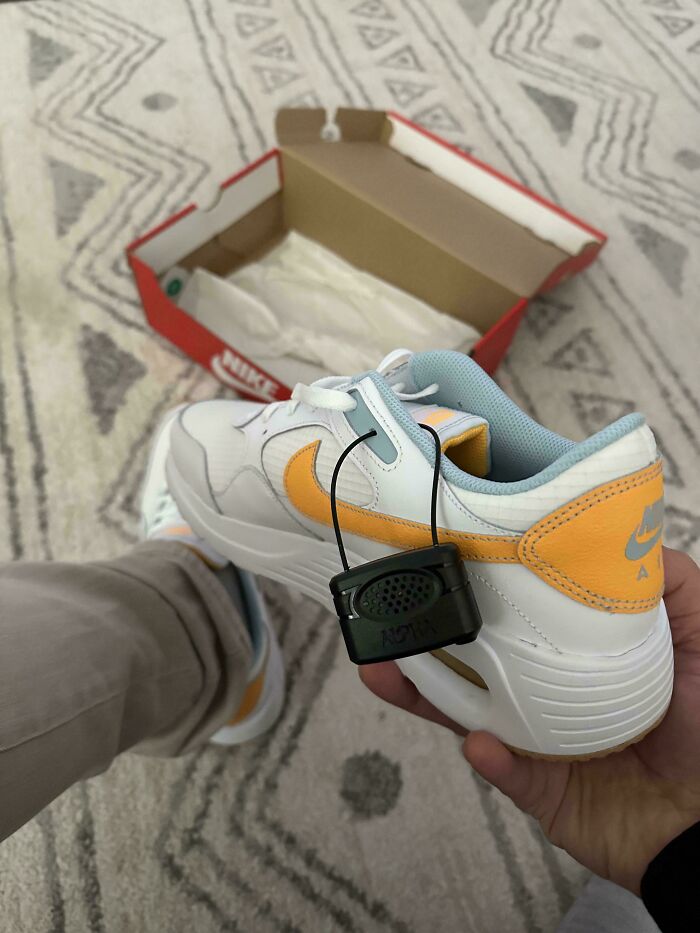 New Shoes But The Store Forgot To Remove The Tags. Fashion Alert!