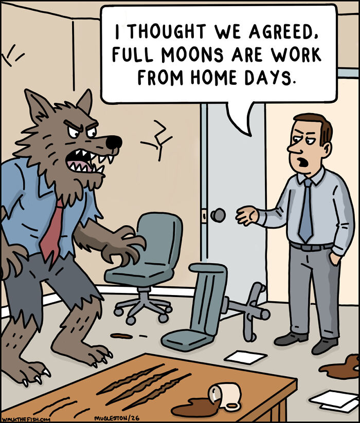 30 Single-Panel Comics That Make Total Chaos Look Way Too Chill