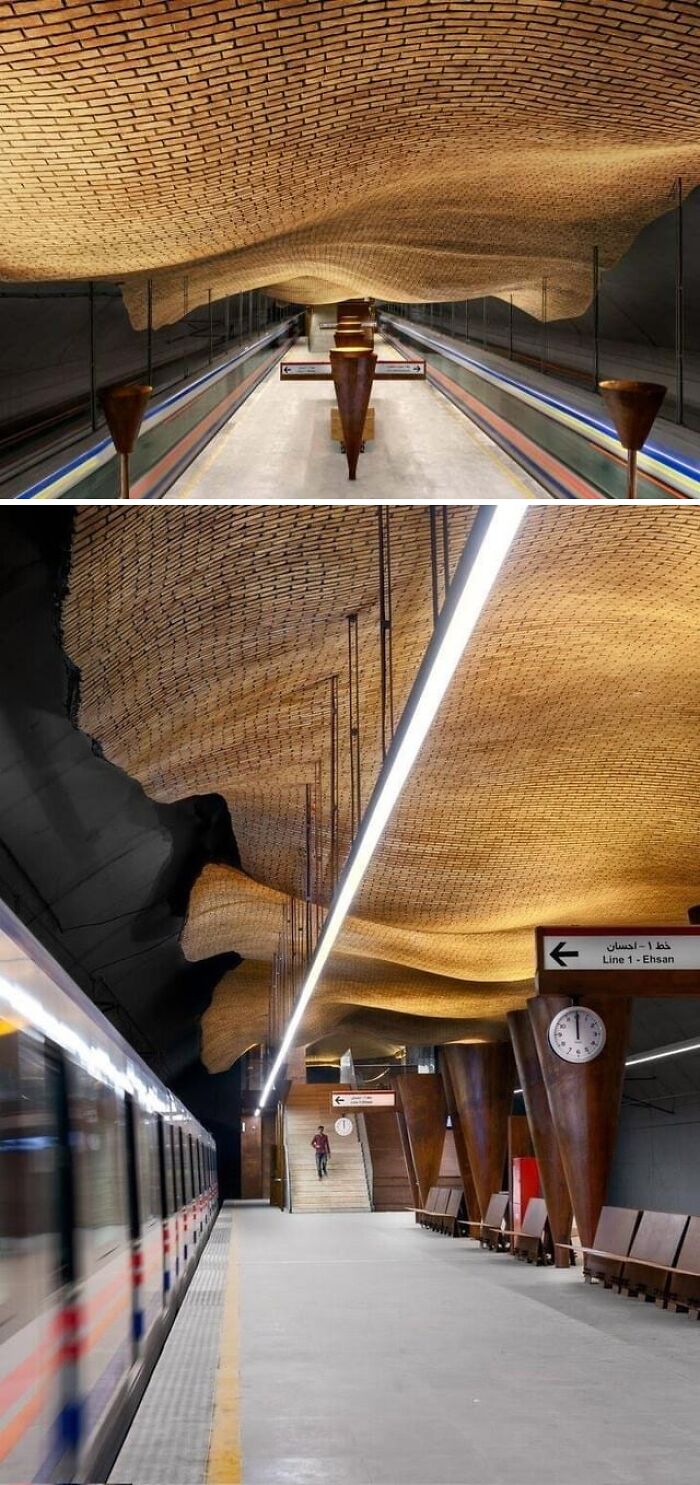 Cool Metro Station Rocks Shiraz, Iran