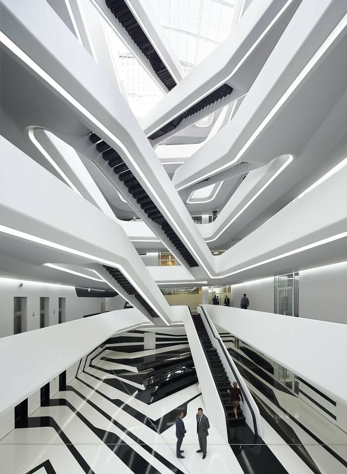 Zaha Hadid’s Dominion Office Building In Moscow Is Swoosh-Tastic