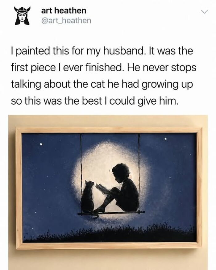 I Painted This For My Husband Because Why Not Surprise Him?