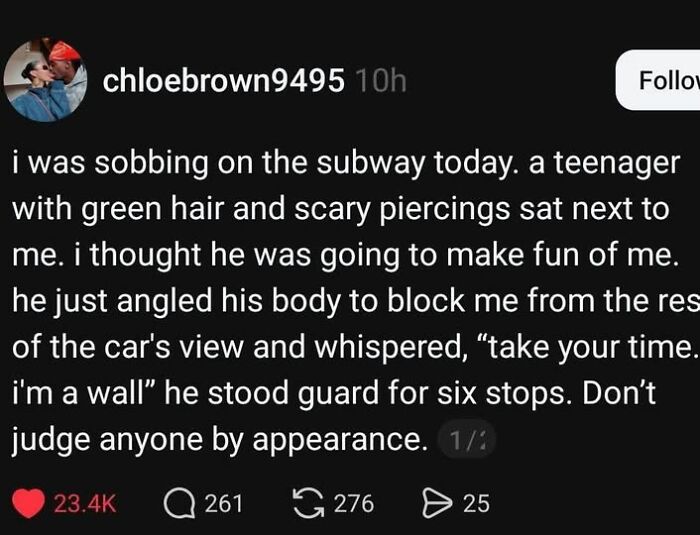 I Was Sobbing On The Subway Today, But In A Good Way