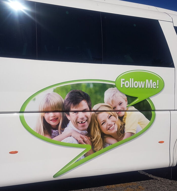 This Bus Keyhole Ad Is Something Else!