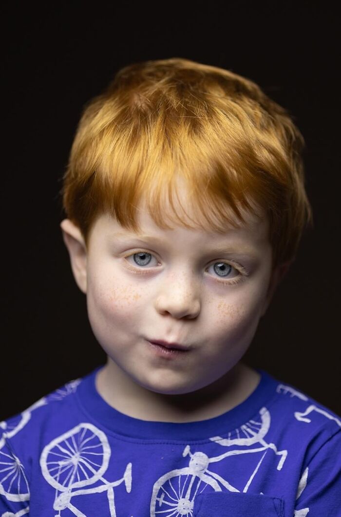Matthew S.: Blue Eyes & Red Hair Magic