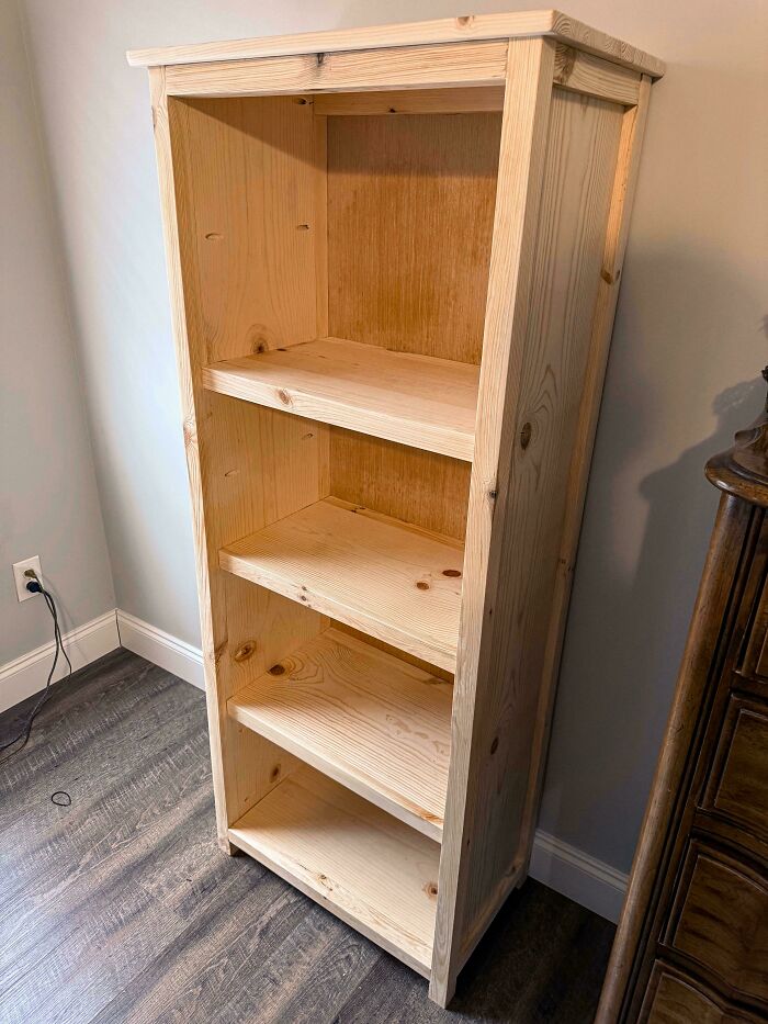 The Most Basic Bookshelf Ever—But It’s My First! And I’m Proud.