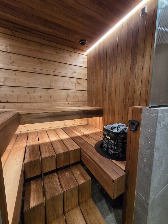 Built A Cozy Little Sauna—Because Why Not?