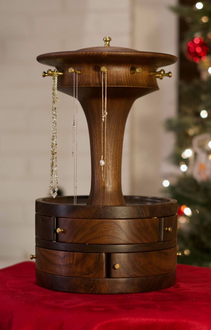 Made My Wife A Jewelry Box That’s Actually A Work Of Art