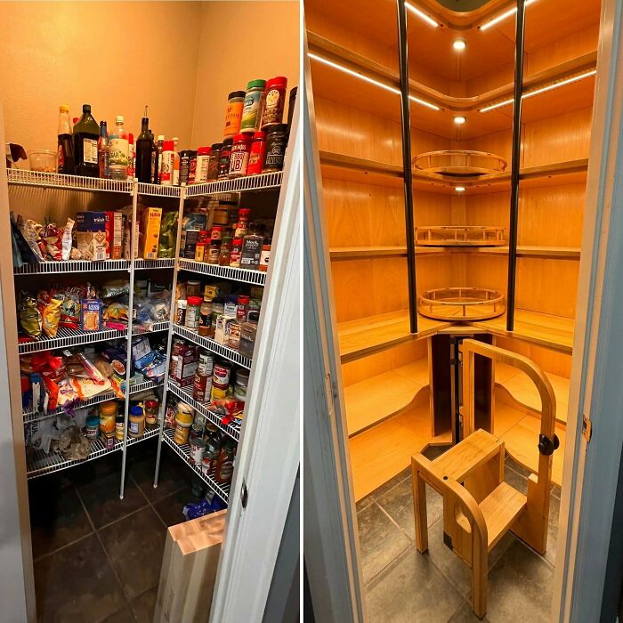 Redid A Pantry For A Friend—From Blah To Aww!