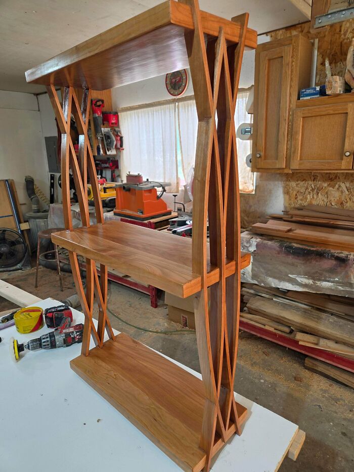 Made A Shelf For My Wife, And She Loves It!