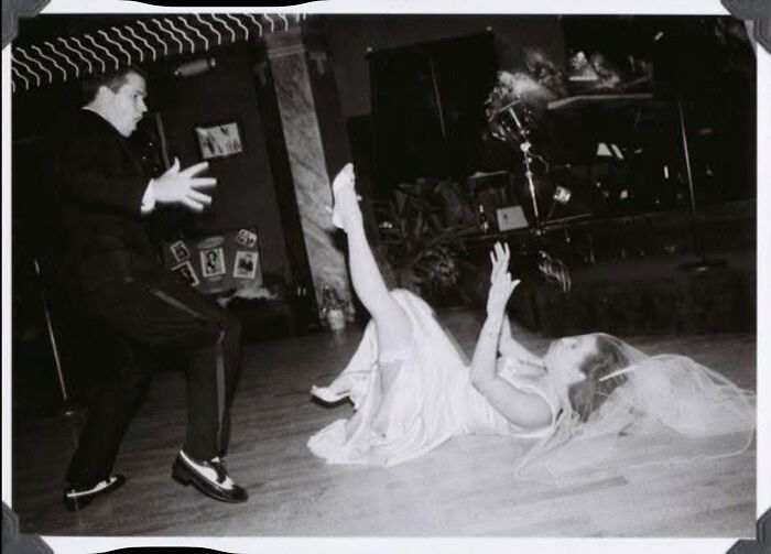 Swing Dance Wedding Dip Gone Wrong = Floor Smash!
