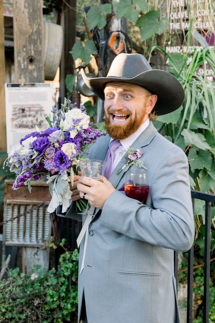 When I Was Helping With Bridal Portraits, My Husband Turned Into The Ultimate Helper Extraordinaire