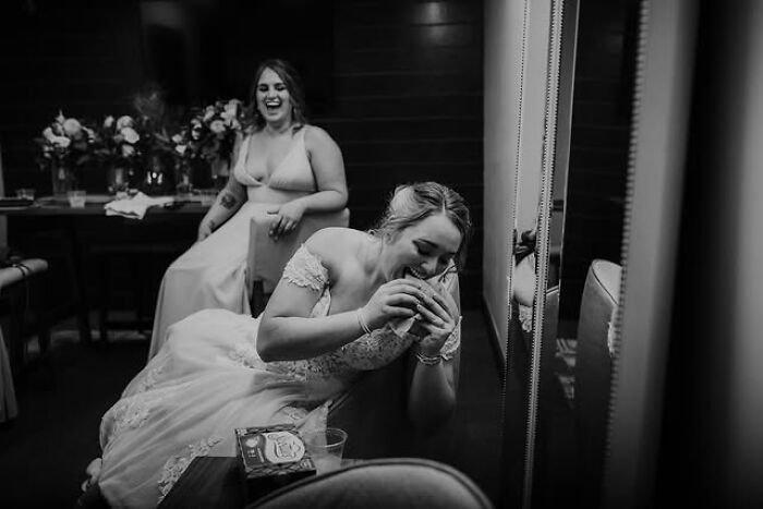 Bestie Laughing At Me During My Last-Second Dress Sandwich Rescue