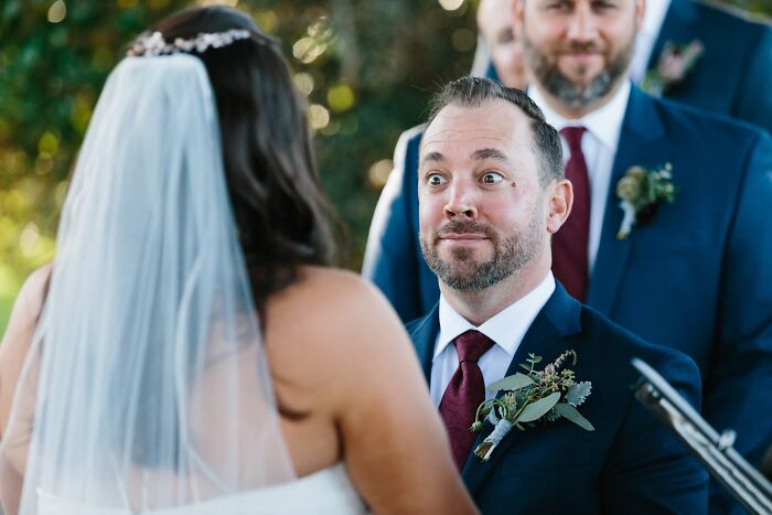 Our Officiant Randomly Broke Into Song Mid-Ceremony
