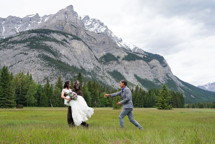 Sasquatch Totally Crashed Our Wedding