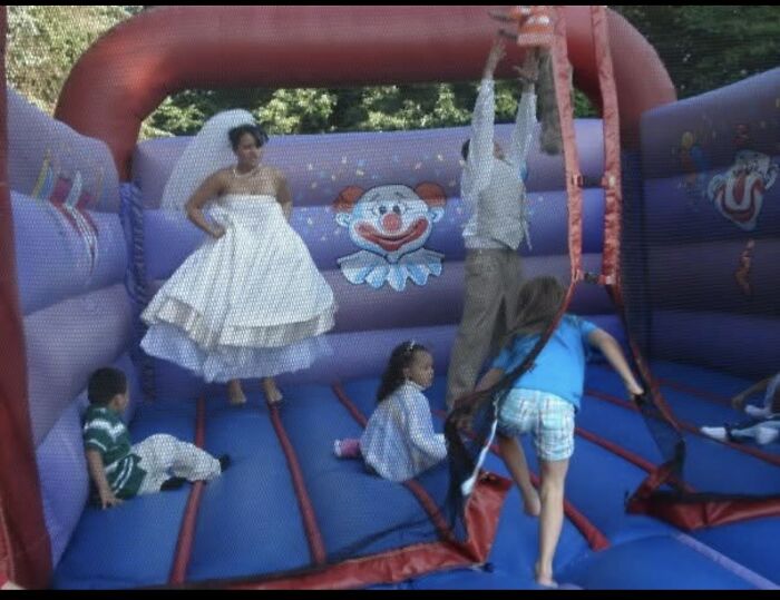 We Had A Bouncy House For The Kids. Instant Win.